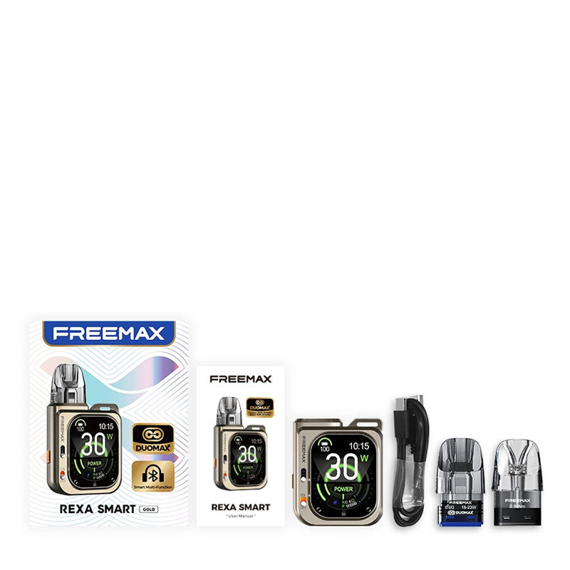 FreeMax Rexa Smart Pod Kit Package Contents