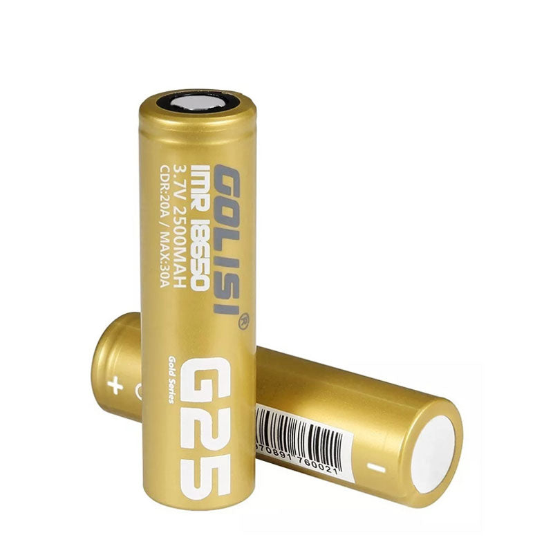 Golisi 18650 Batteries G25 2500mAh 20A