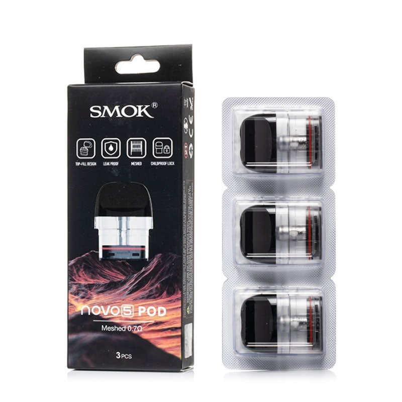 SMOK Novo 5 Novo 6 Replacement Pods 3 Pack