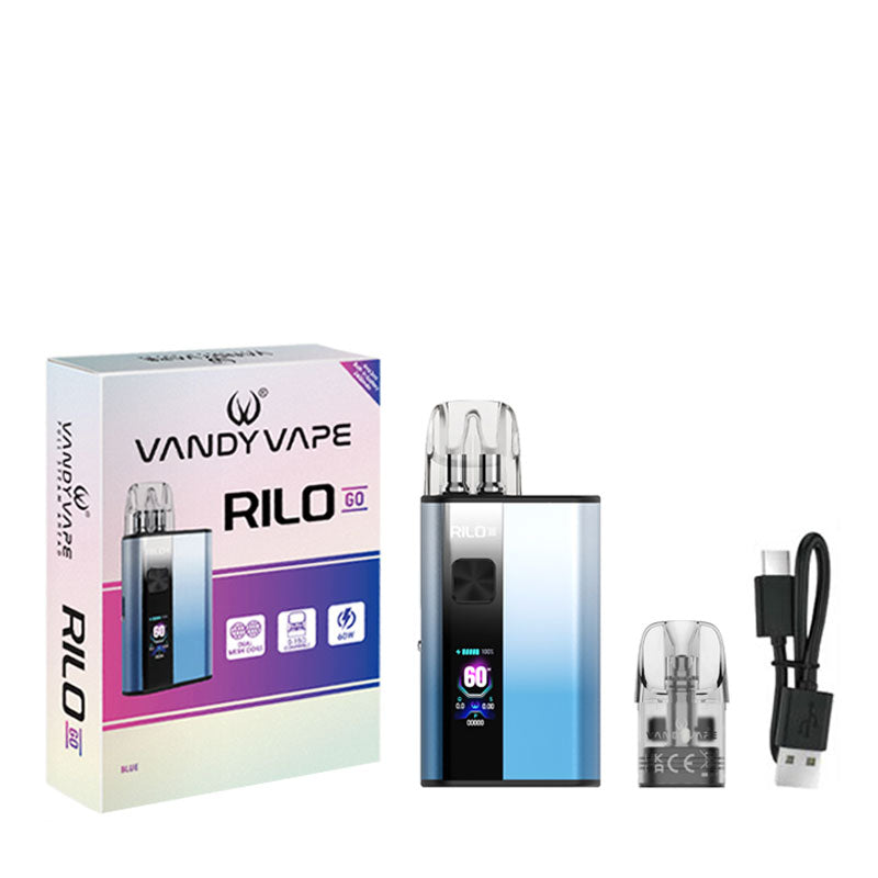 Vandy Vape Rilo Go Pod Kit Package Contents