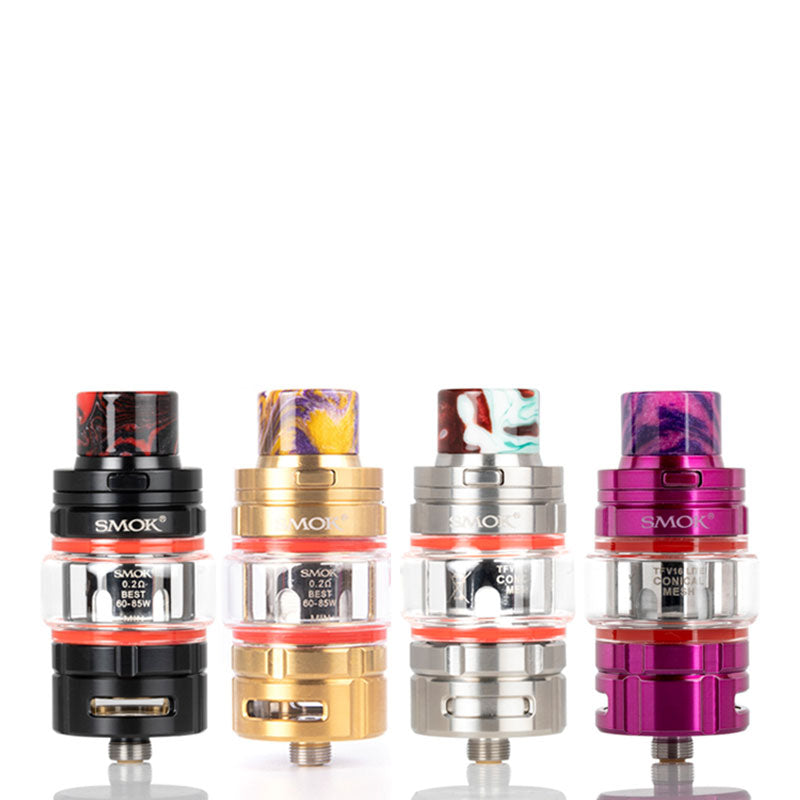 SMOK TFV16 Lite Tank Black Gold Stainless Purple
