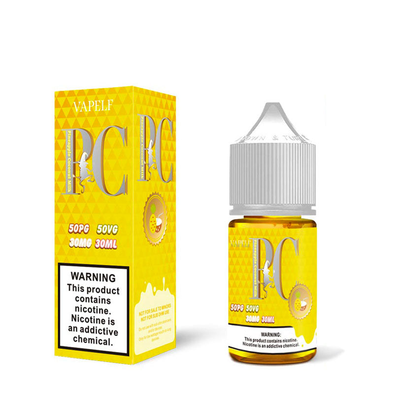 Pineapple Coconut Milk Nic Salt E-Liquid - Vapelf - 30ml