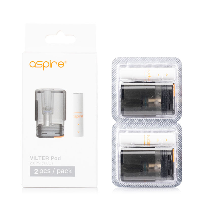 Aspire Vilter / Vilter S Replacement Pods (2-Pack) - ALIVAPE Aspire Vilter / Vilter S Replacement Pods (2-Pack) - ALIVAPE