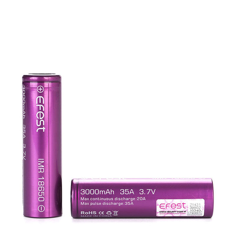 Efest 18650 Battery 3000mAh