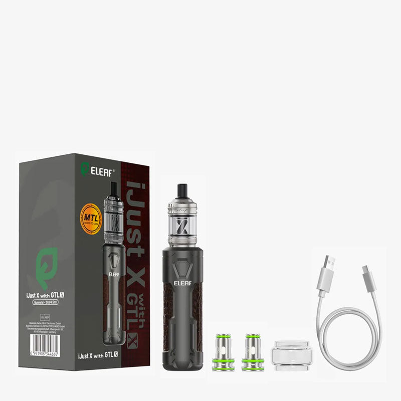 Eleaf iJust X Mod Kit GTL X Tank Package Contents