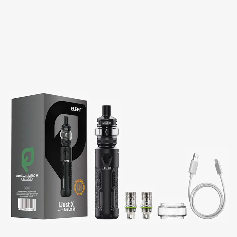 Eleaf iJust X Mod Kit Melo X Tank Package Contents