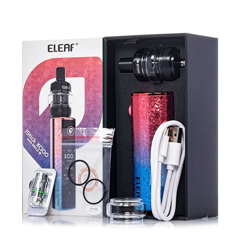 Eleaf iStick XC100 Mod Kit Melo X Package Contents