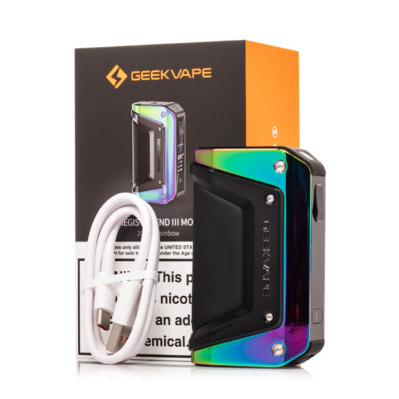 GeekVape Aegis Legend 3 Box Mod Package Contents