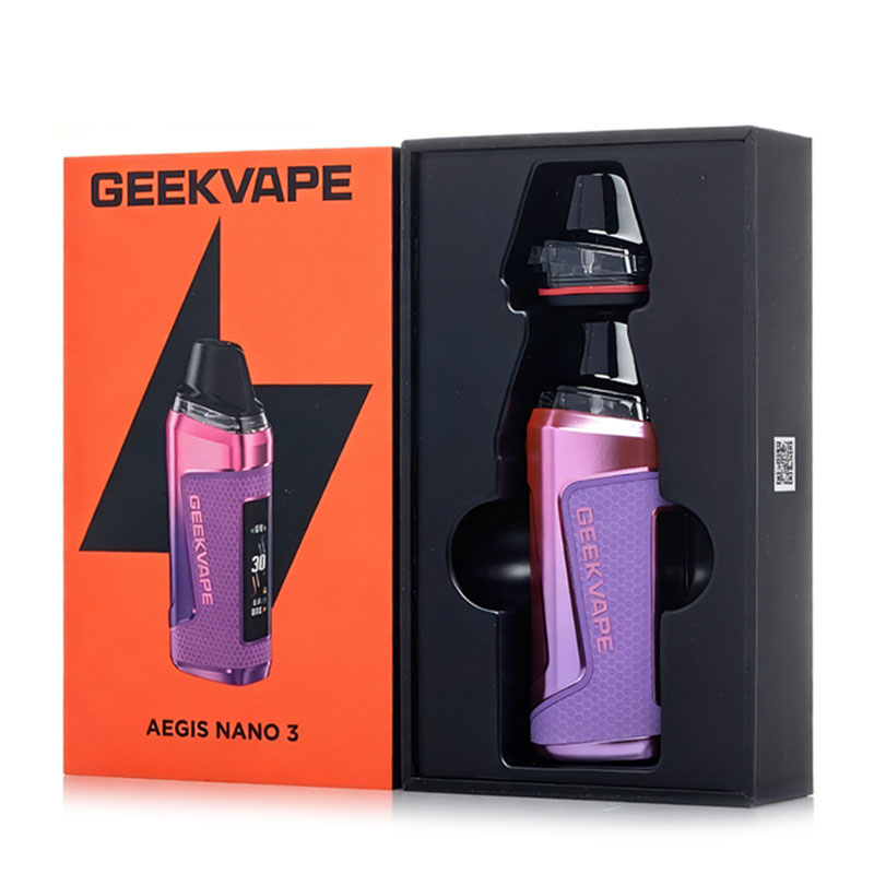 GeekVape Aegis Nano 3 Pod Kit Package Contents