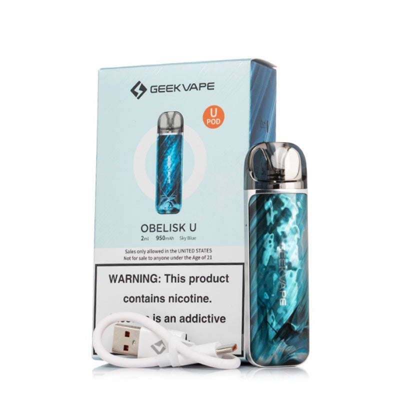 GeekVape Obelisk U Pod Kit Package Contents
