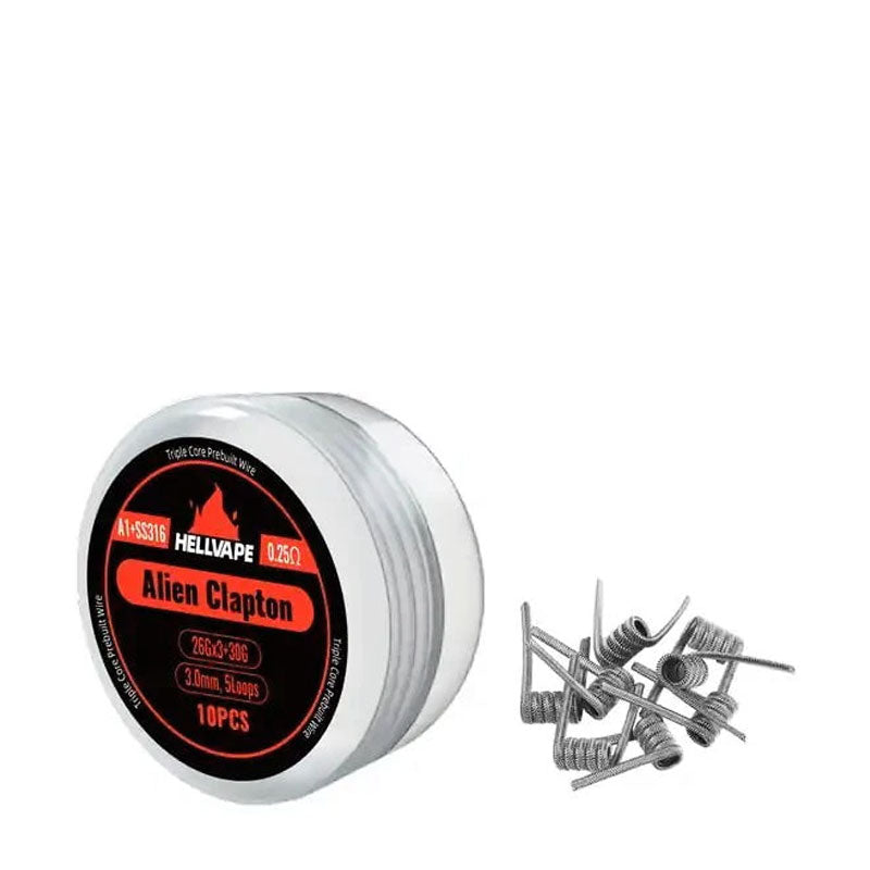 Hellvape Alien Clapton Coils A1 SS316 0 25 ohm