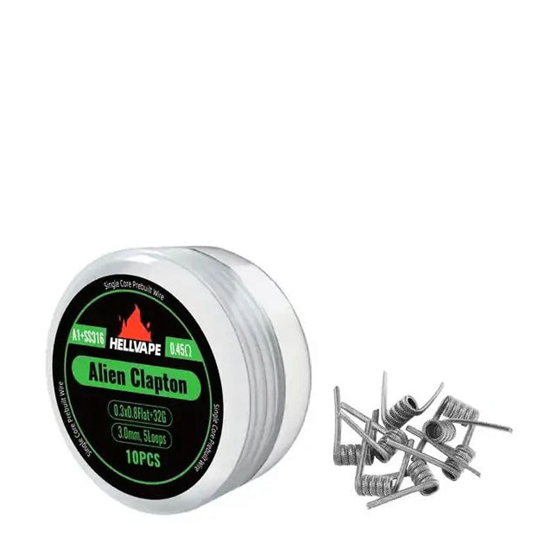Hellvape Alien Clapton Coils A1 SS316 0 45 ohm
