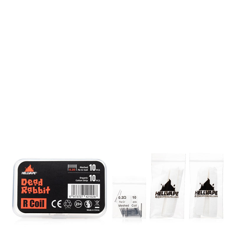 Hellvape Dead Rabbit R Tank Coil Kit - ALIVAPE