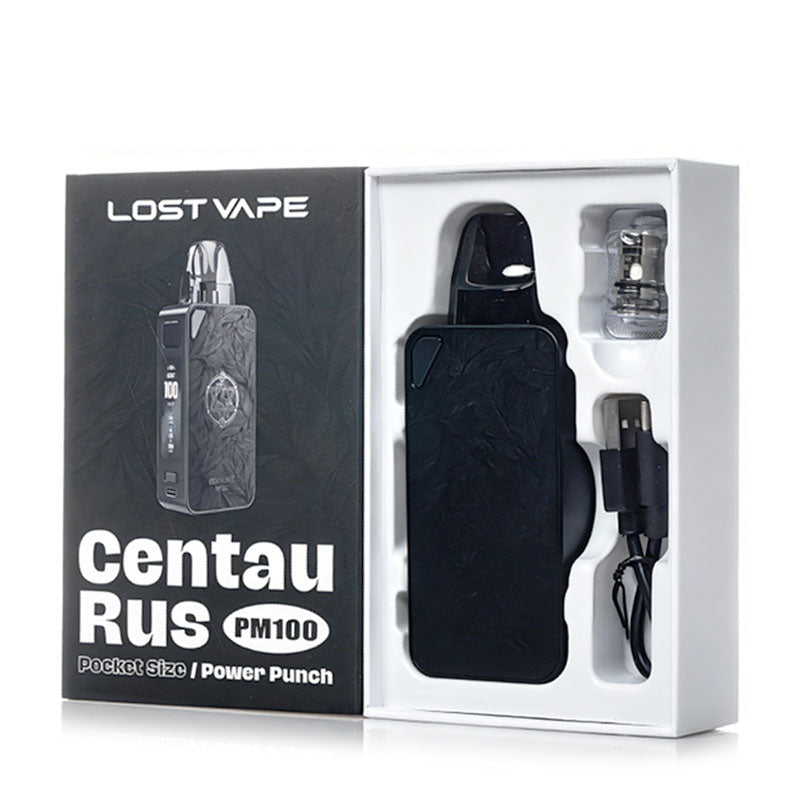 Lost Vape Centaurus PM100 Pod Kit Package Contents
