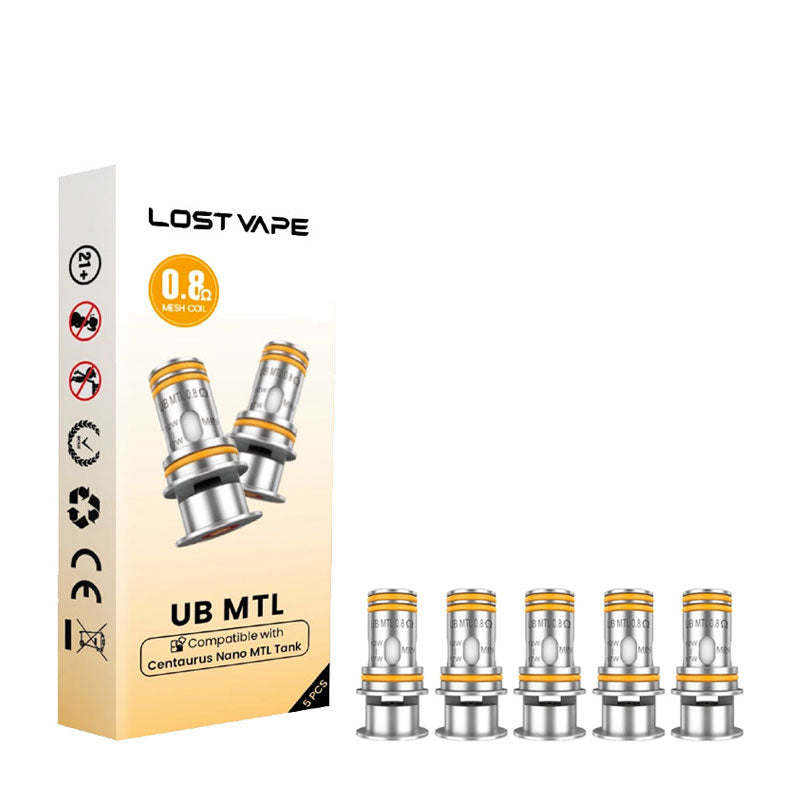 Lost Vape UB MTL Replacement Coils 0 8 ohm