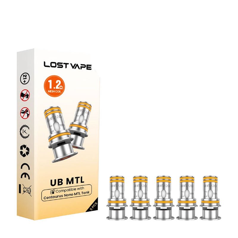 Lost Vape UB MTL Replacement Coils 1 2 ohm