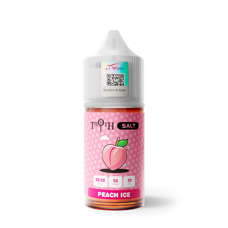 Peach Ice Salt E-Liquid - Kumiho Thoth Salt - 30ml