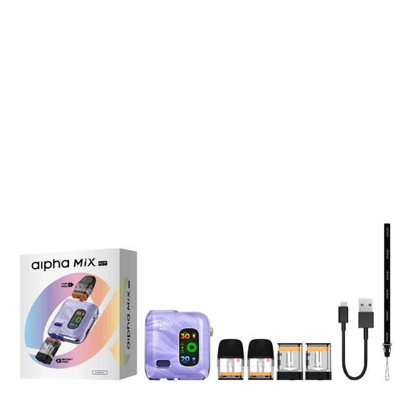 SMOK Alpha Mix Pod Kit Package Contents