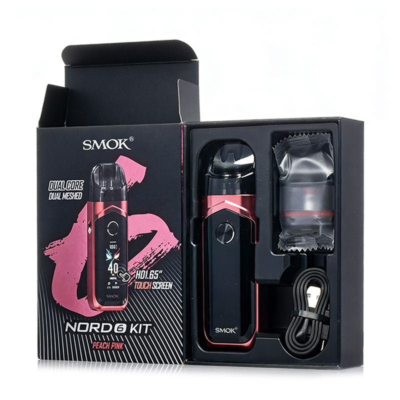 SMOK Nord 6 Pod Kit Package Contents_5c0a0959 4b2a 4b40 9aef d6cd63fe314c