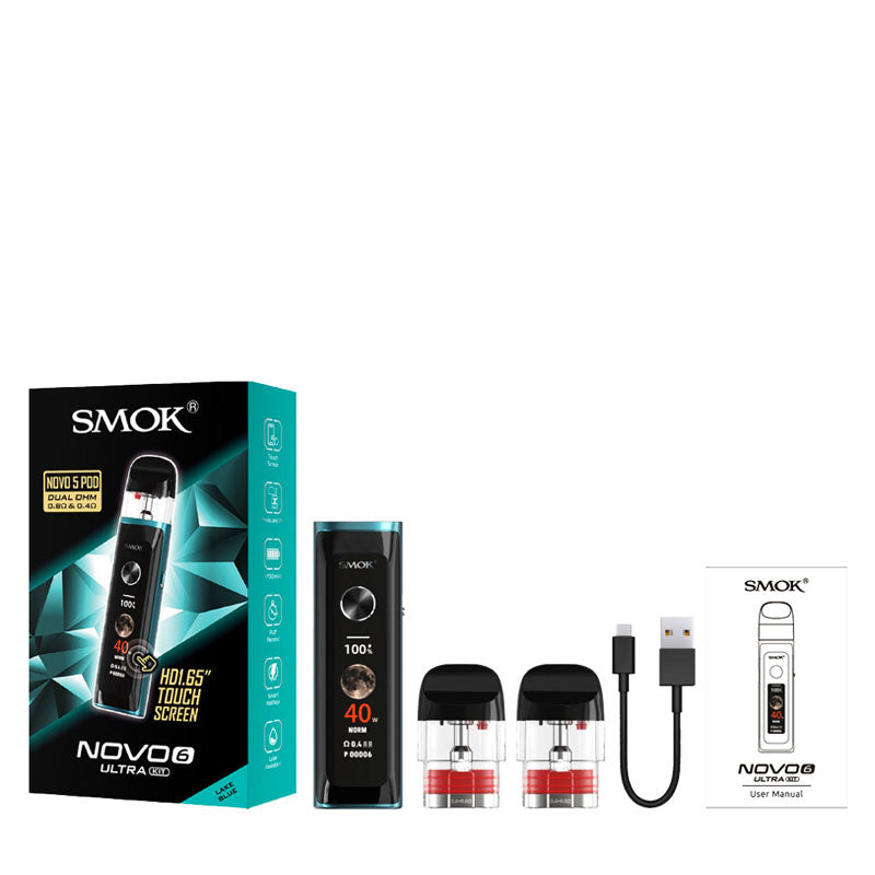 SMOK Novo 6 Ultra Pod Kit Package Contents