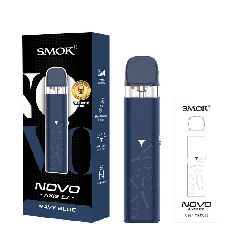 SMOK Novo Axis EZ Pod Kit Package Contents
