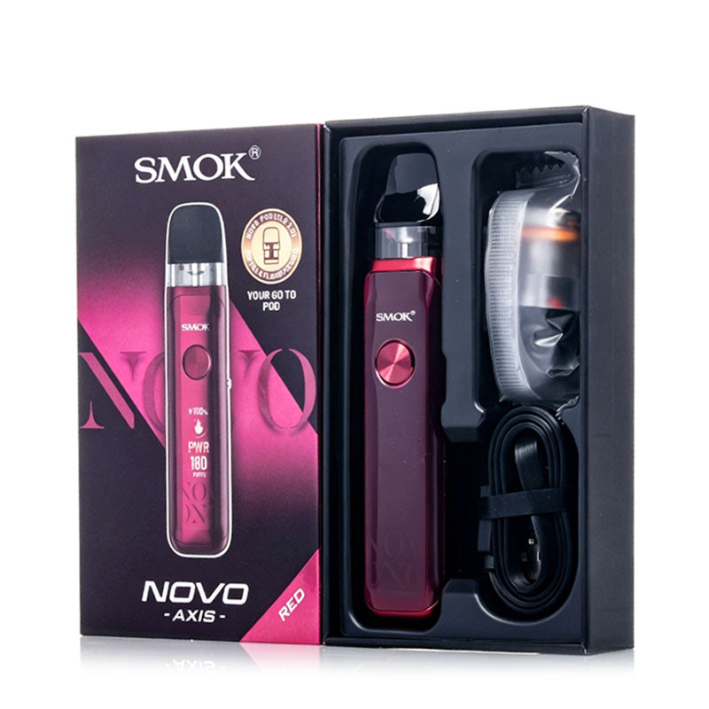SMOK Novo Axis Pod Kit Package Contents