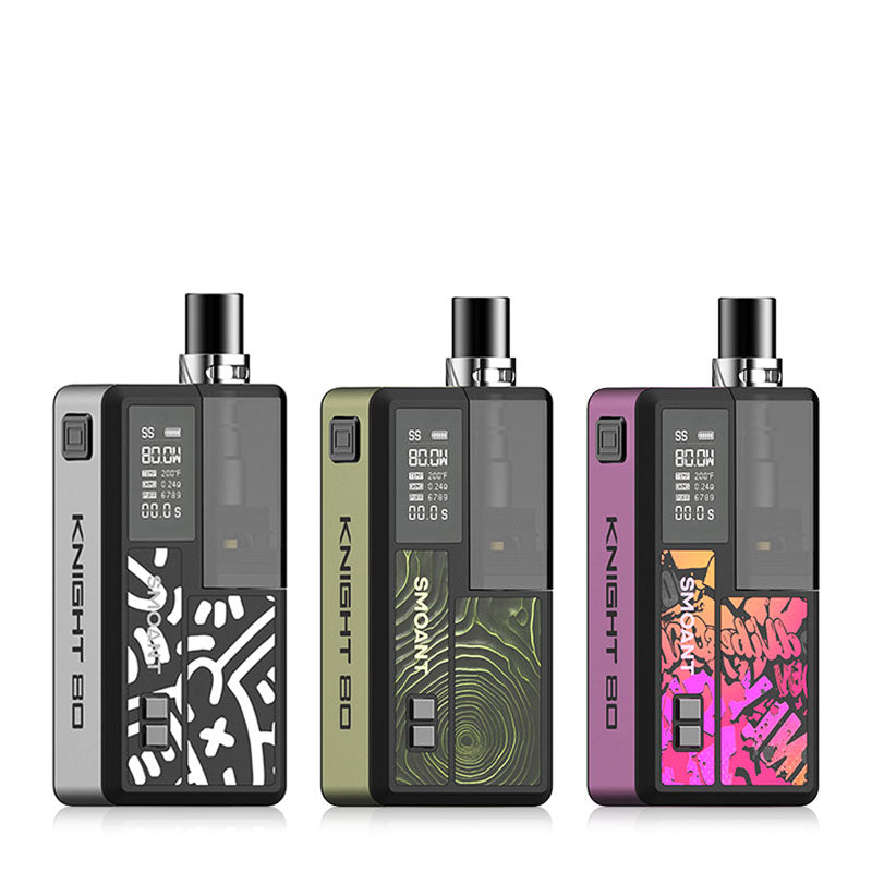 Smoant Knight 80 Pod Kit New Colors