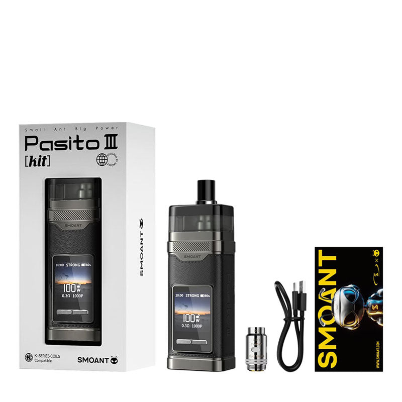 Smoant Pasito 3 Pod Kit Package Contents