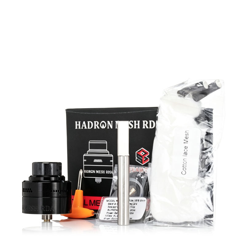 Steam Crave Hadron Mesh RDSA Package Contents