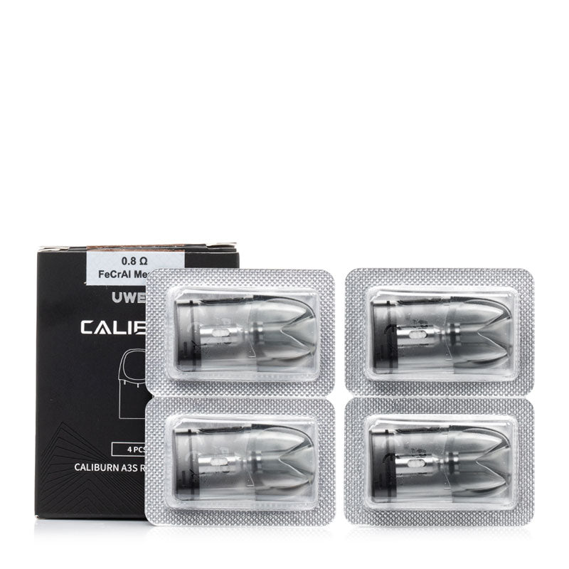 Uwell Caliburn A3 / AK3 / A3S / AZ3 / AZ3 Grace Replacement Pods (4-Pa - ALIVAPE Uwell Caliburn A3 / AK3 / A3S / AZ3 / AZ3 Grace Replacement Pods (4-Pa - ALIVAPE
