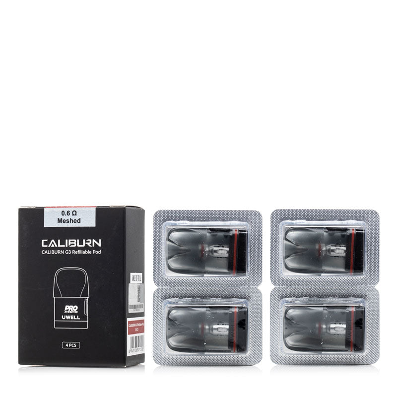 Uwell Caliburn G3 / G3 Pro / G3 ECO / G3 Lite / GK3 Replacement Pods - ALIVAPE Uwell Caliburn G3 / G3 Pro / G3 ECO / G3 Lite / GK3 Replacement Pods - ALIVAPE