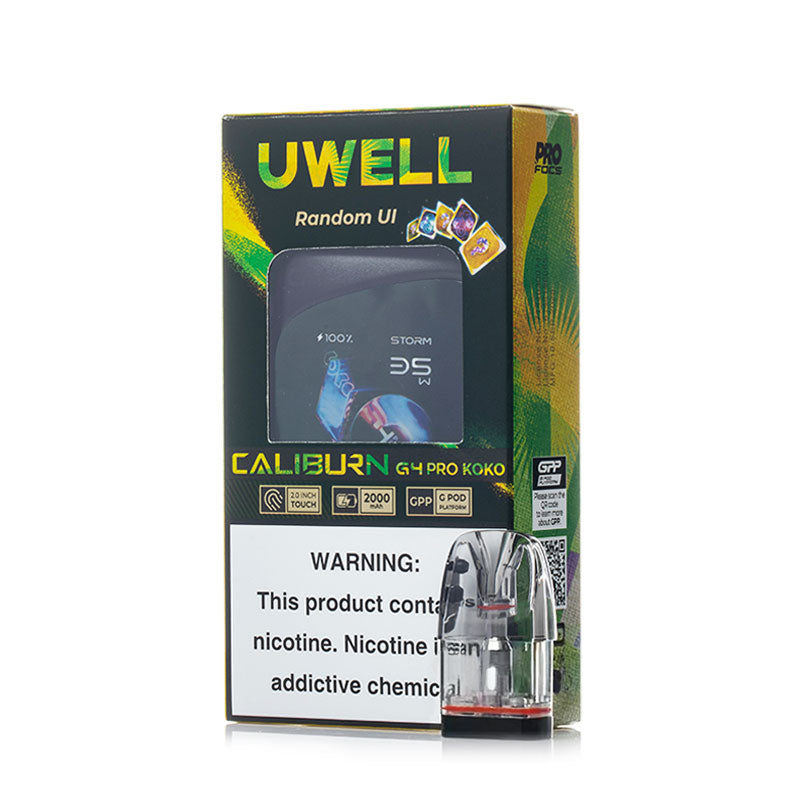 Uwell Caliburn G4 Pro KOKO Pod Kit - ALIVAPE Uwell Caliburn G4 Pro KOKO Pod Kit - ALIVAPE
