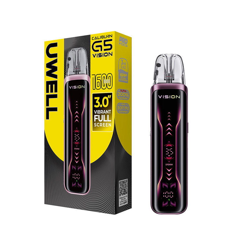 Uwell Caliburn G5 Vision Pod Kit Package Contents