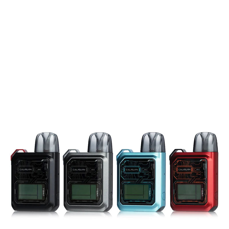Uwell Caliburn GK3 Pod Kit Colors