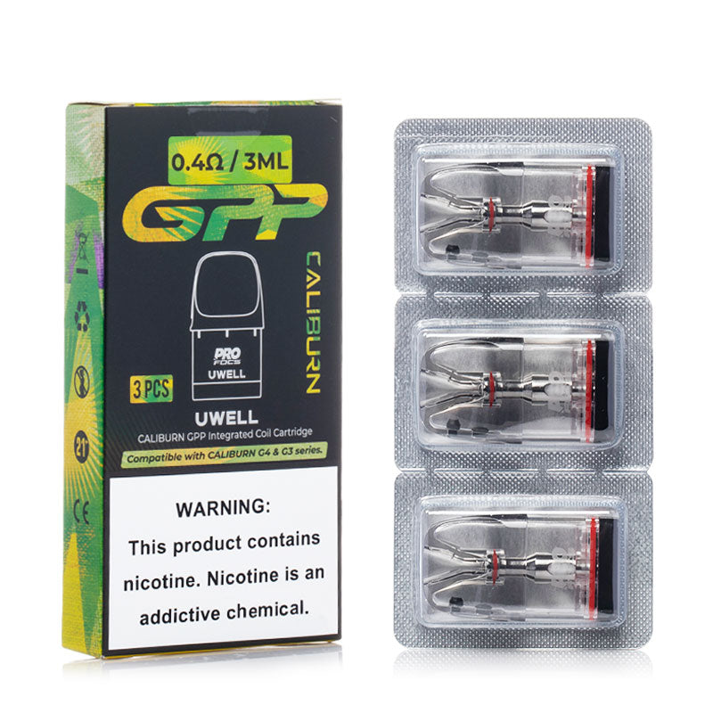 Uwell Caliburn GPP Replacement Pods for Caliburn G5 / G4 / G3 Series - ALIVAPE Uwell Caliburn GPP Replacement Pods for Caliburn G5 / G4 / G3 Series - ALIVAPE