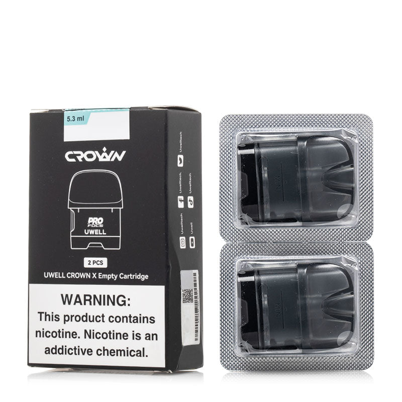 Uwell Crown X Replacement Pods (2-Pack) - ALIVAPE Uwell Crown X Replacement Pods (2-Pack) - ALIVAPE