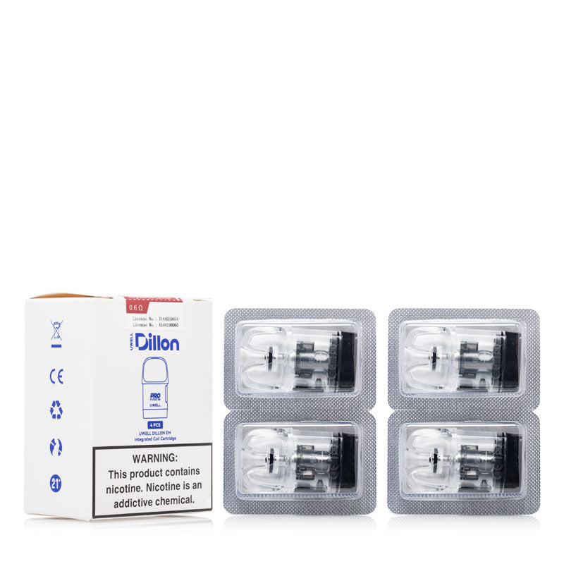 Uwell Dillon EM Replacement Pods 4 Pack