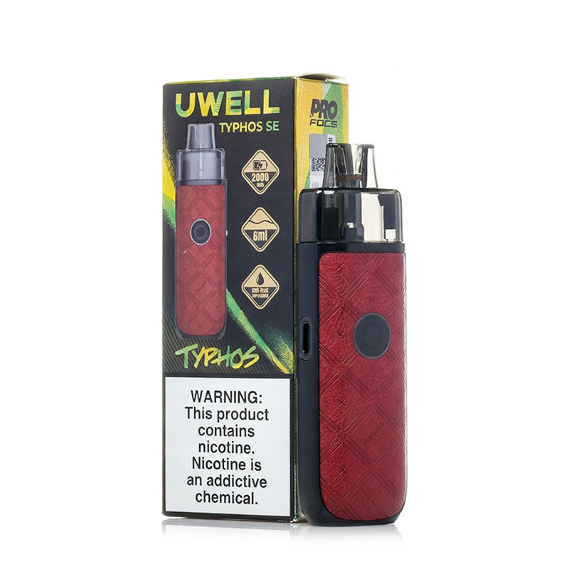 Uwell Typhos SE Pod Kit Package Contents