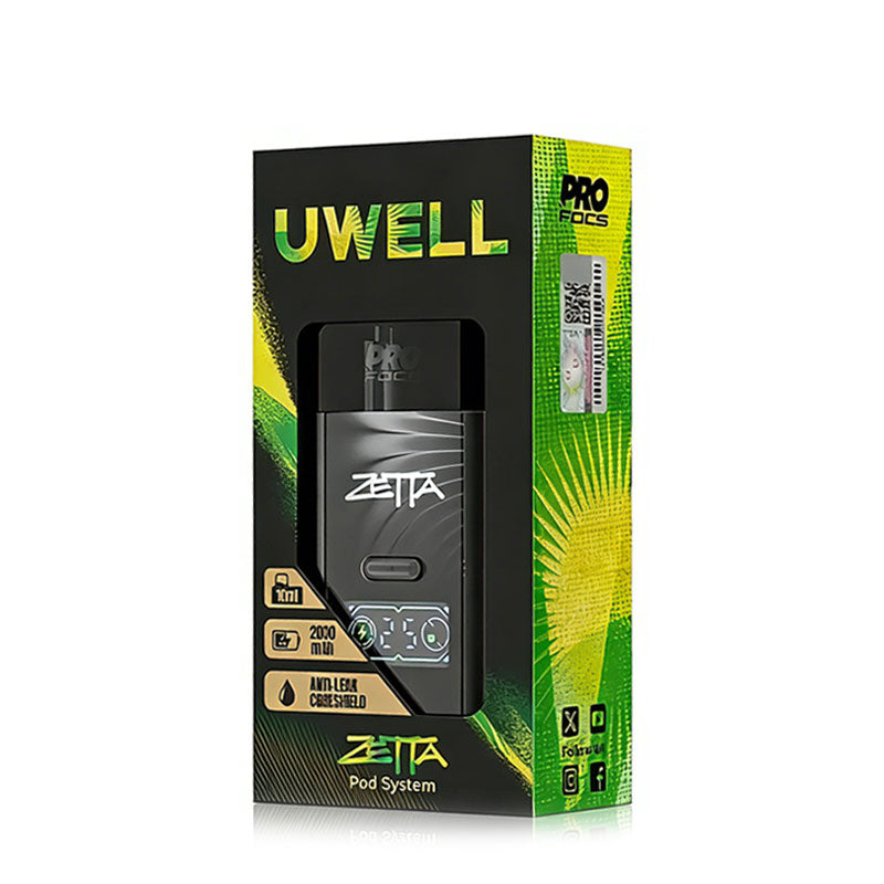 Uwell Zetta Pod Kit Package Contents