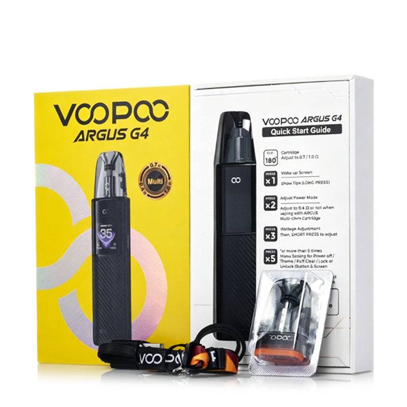 VOOPOO Argus G4 Pod Kit Package Contents