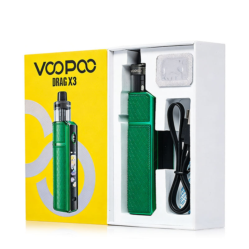 VOOPOO DRAG X3 Pod Kit Package Contents