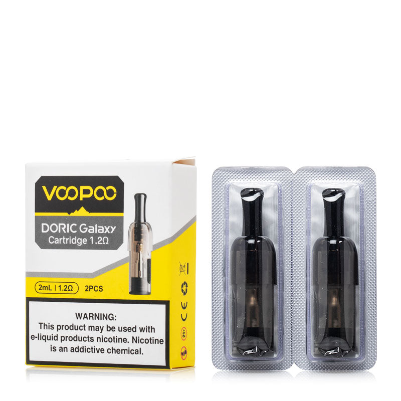 VOOPOO Doric Galaxy / Galaxy S1 Replacement Pods (2-Pack) - ALIVAPE VOOPOO Doric Galaxy / Galaxy S1 Replacement Pods (2-Pack) - ALIVAPE
