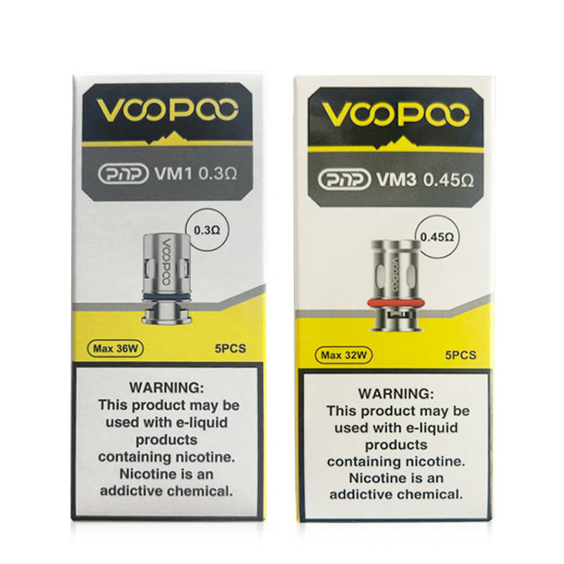 VOOPOO PnP Replacement Coils Yellow Box Pack