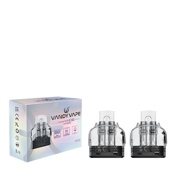 Vandy Vape Gemini Replacement Pods & RBA Pod - ALIVAPE