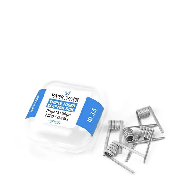 elfbar nachfüll pod läuft aus BD Vape Staggered Fused Clapton Ni80 Handmade Coils - Pack of 2 coils main image 0