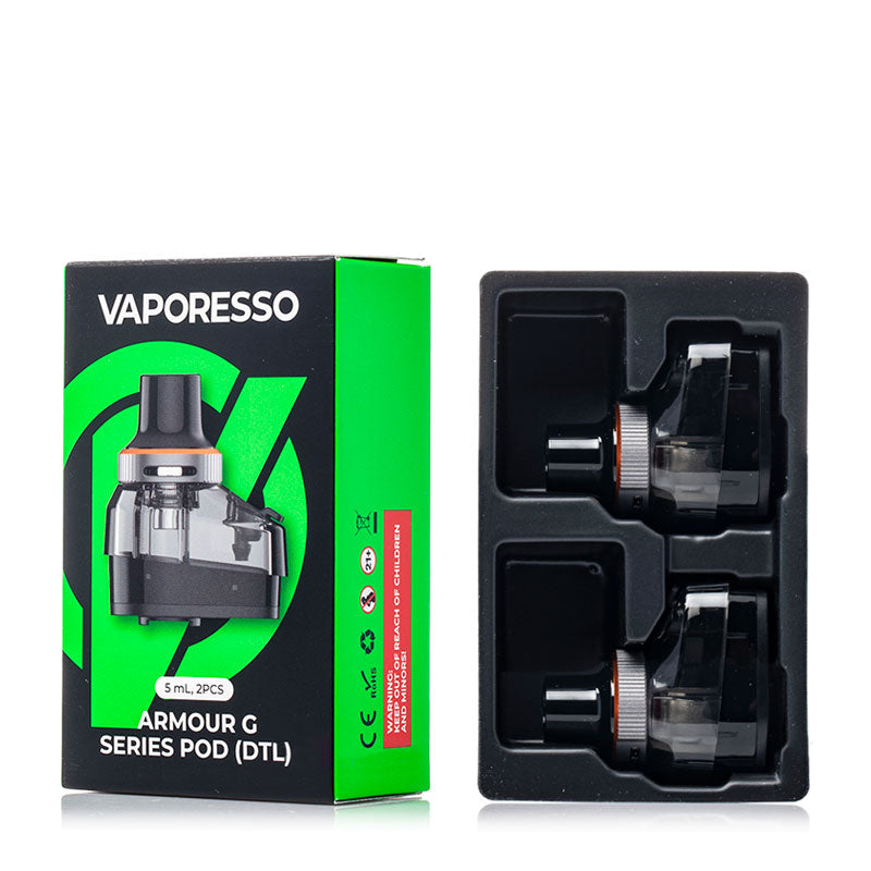 Vaporesso Armour G / GS Replacement Pods (2-Pack) - ALIVAPE Vaporesso Armour G / GS Replacement Pods (2-Pack) - ALIVAPE