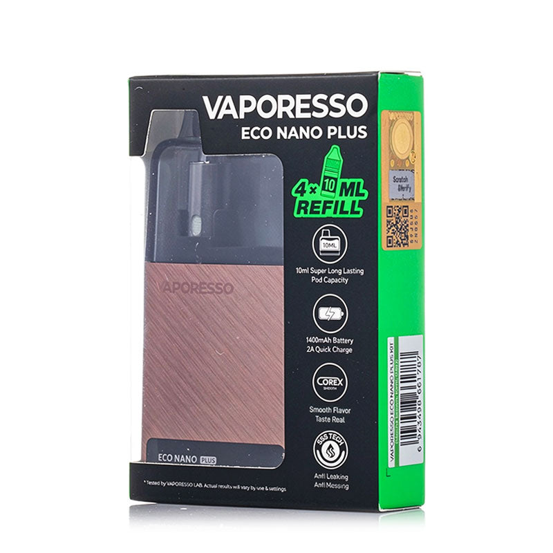 Vaporesso ECO Nano Plus Pod Kit Package Contents