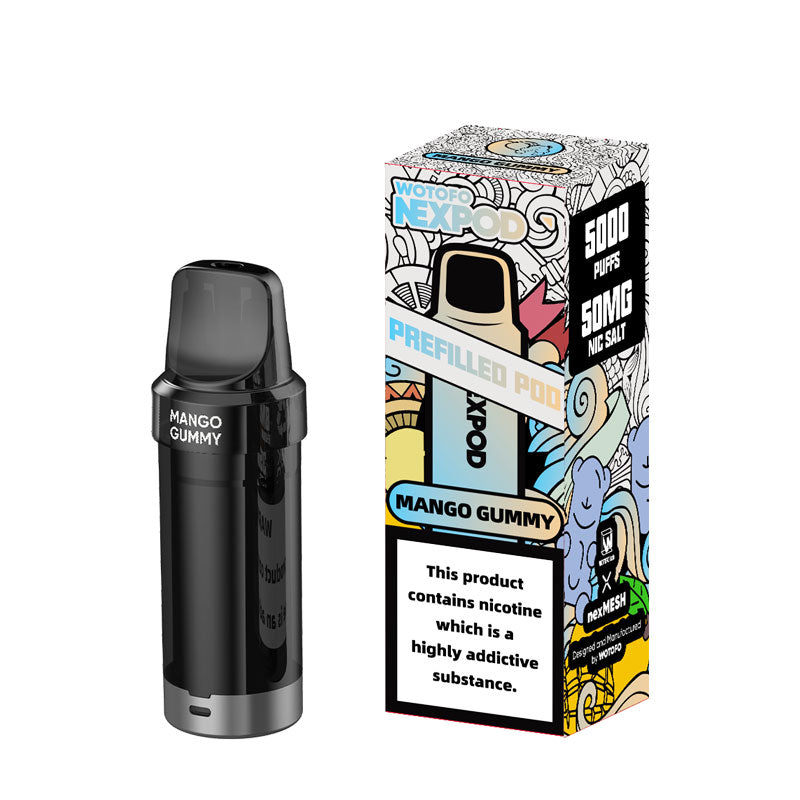 Wotofo NexPOD Prefilled Pod 5000 Puffs 50mg / 20mg - ALIVAPE Wotofo NexPOD Prefilled Pod 5000 Puffs 50mg / 20mg - ALIVAPE