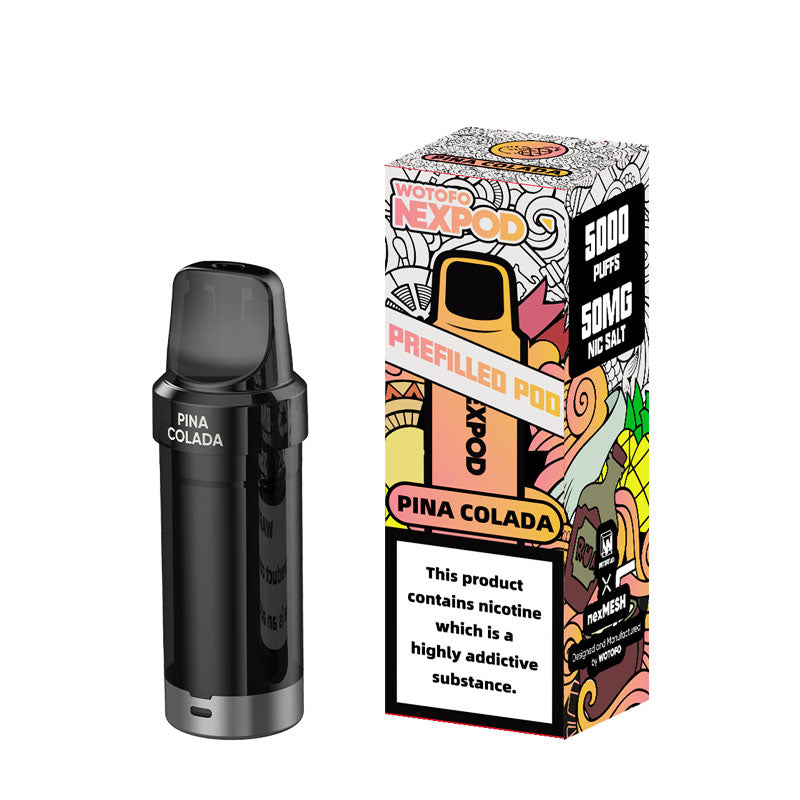 Wotofo NexPOD Prefilled Pod 5000 Puffs 50mg / 20mg - ALIVAPE Wotofo NexPOD Prefilled Pod 5000 Puffs 50mg / 20mg - ALIVAPE