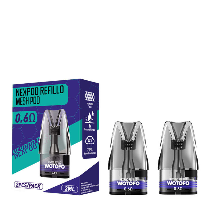 Wotofo NexPOD Refillo Replacement Pods (2-Pack) - ALIVAPE Wotofo NexPOD Refillo Replacement Pods (2-Pack) - ALIVAPE